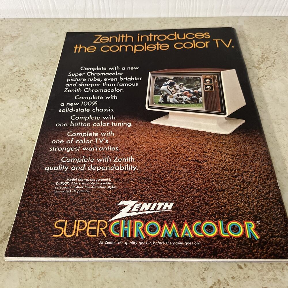 Nov 12, 1972 Baltimore Colts Today Pro! Program - Picture 5 of 5